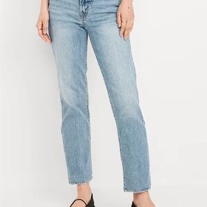 Old Navy High-Waisted OG Straight Ankle Jeans